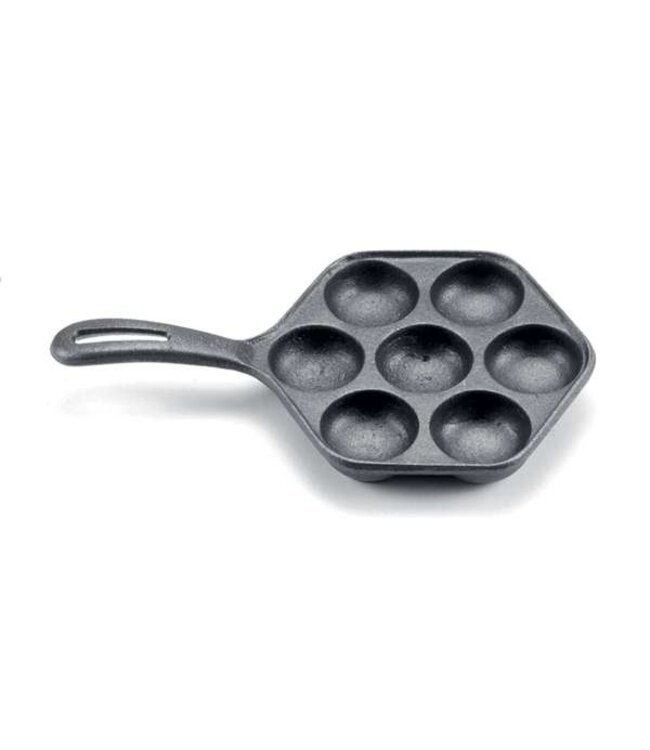Cast Iron Stuffed Pancake Pan, Munk / Aebleskiver