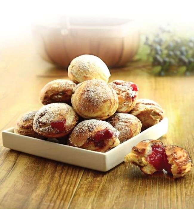 Cast Iron Stuffed Pancake Pan, Munk / Aebleskiver