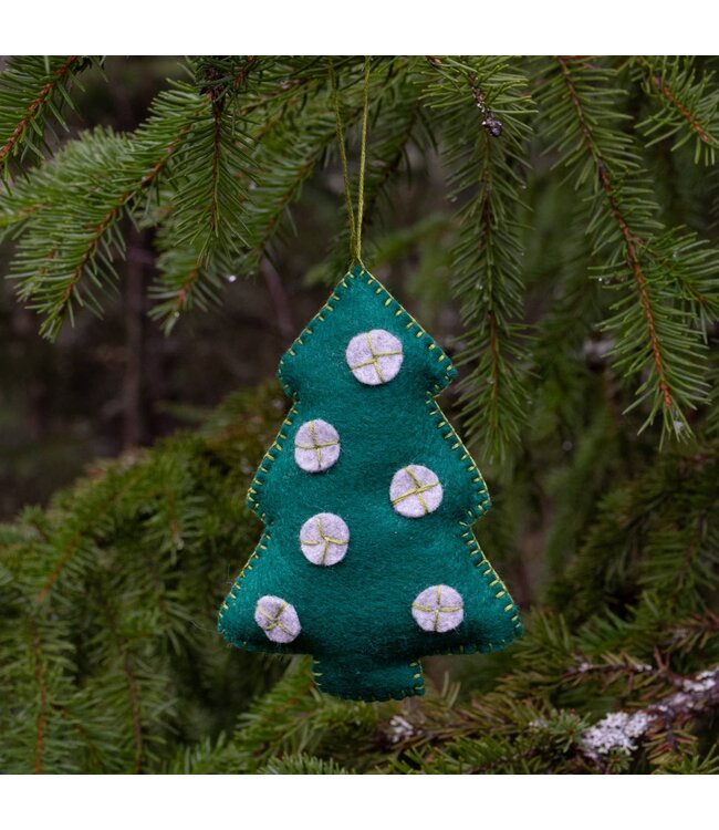 Tree Ornament Wool Felt Sewing Kit