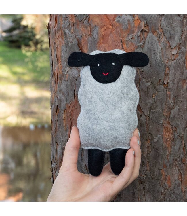 Sheep and Cloud Wool Felt Sewing Kit