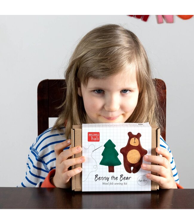 Bear and Tree Wool Felt Sewing Kit