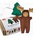 Moose and Tree Wool Felt Sewing Kit