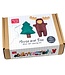 Moose and Tree Wool Felt Sewing Kit