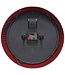 Retro Round Red Indoor Wall Clock - 12 Inch