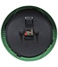 Retro Round Green Indoor Wall Clock - 12 Inch
