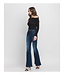 Mid Rise Super Flare Jeans