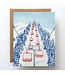 Skiing Holiday Cards - Boxed Set of 6