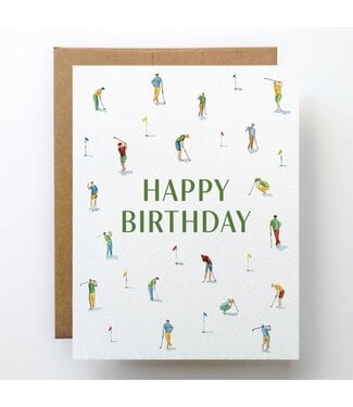 Birthday Card - Golf