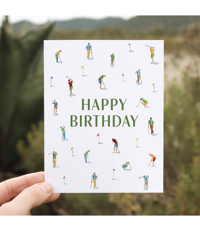 Birthday Card - Golf