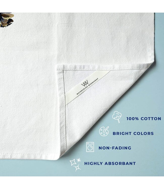 Tea Towels - Watercolor Wednesday