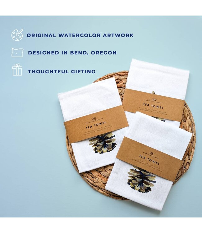 Tea Towels - Watercolor Wednesday