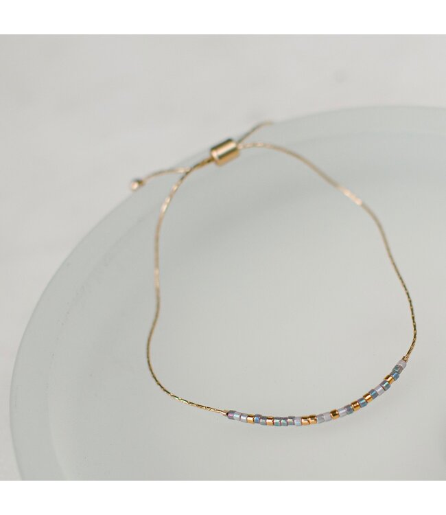 Dot & Dash 14K Gold Filled Beaded Bracelet