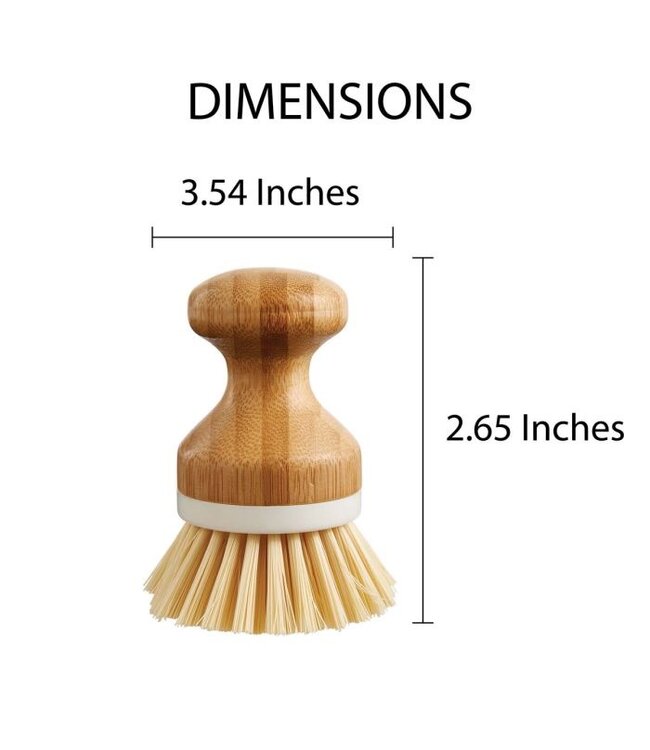 HIC Harold Import Company Dishwashing Vegetable Brush