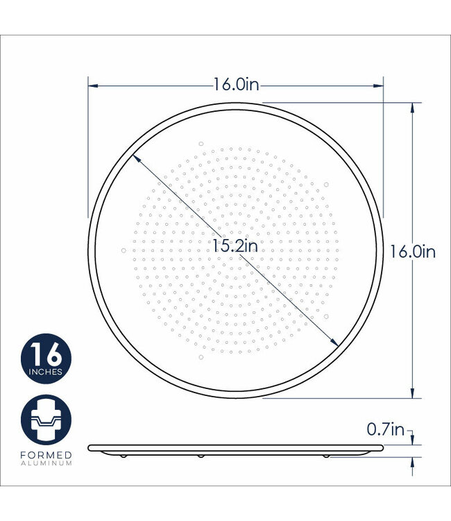 16" Hot Air Pizza Crisper