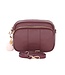 Pom Pom London The Original Bag - Deep Burgundy