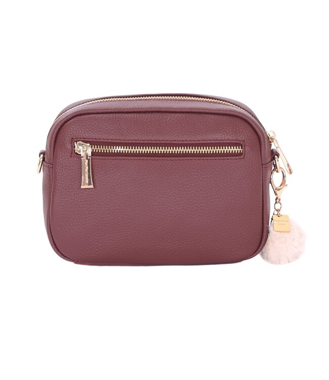 Pom Pom London The Original Bag - Deep Burgundy