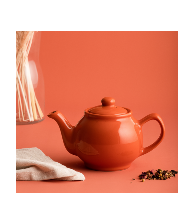 Burnt Orange Teapot - 2 Cup