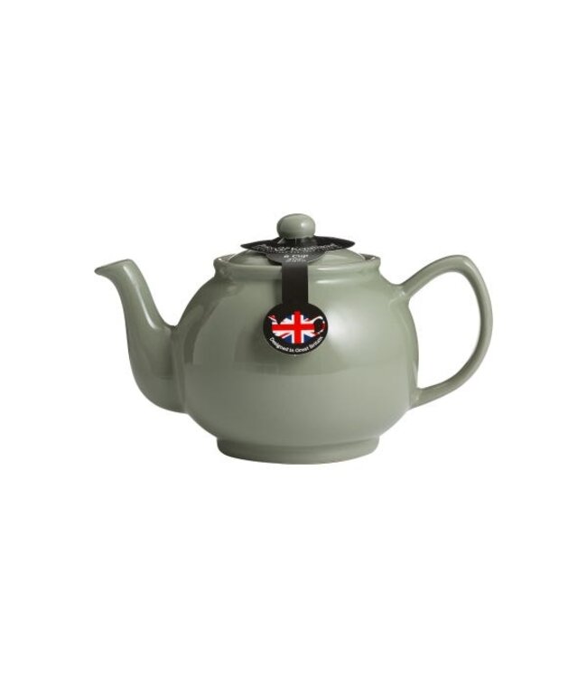 Sage Green Teapot - 6 Cup