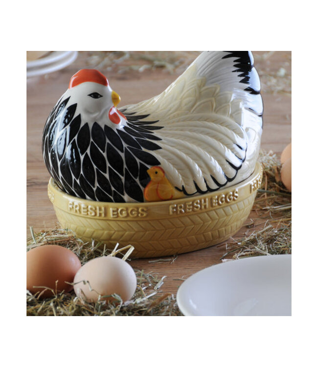 Mason Cash Mother Dolomite Hen Nest