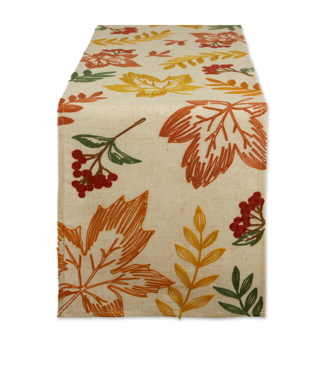 Scattered Leaves Table Runner - 14 x 70"