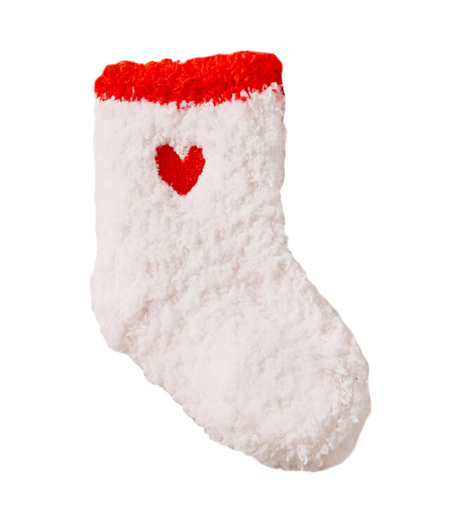 Round Socks Ornament - Heart