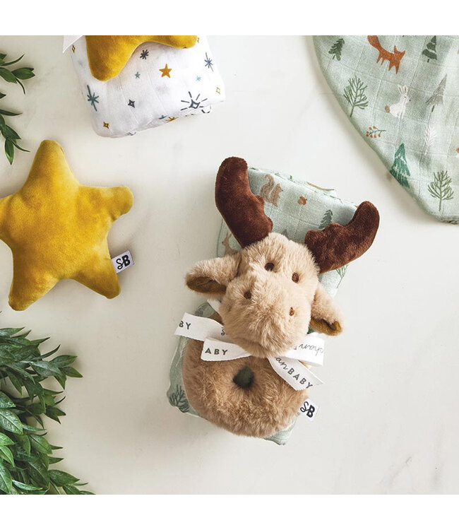 Swaddles  Rattle - Woodland