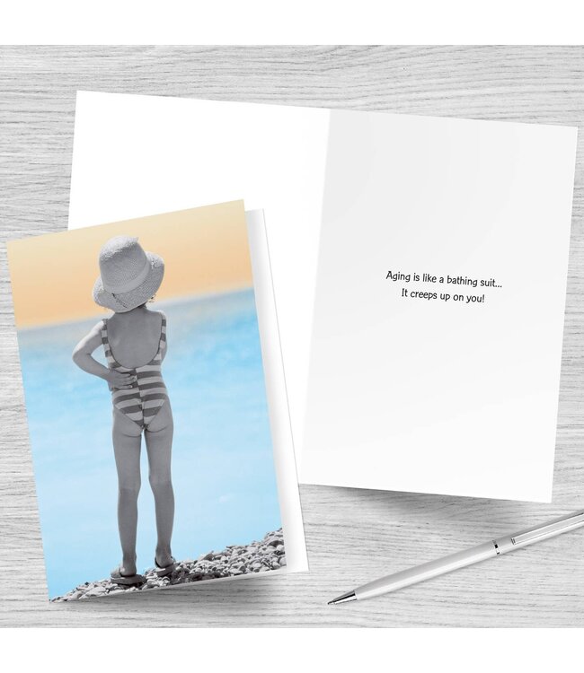 Bathing Suit Happy Birthday Greeting Card