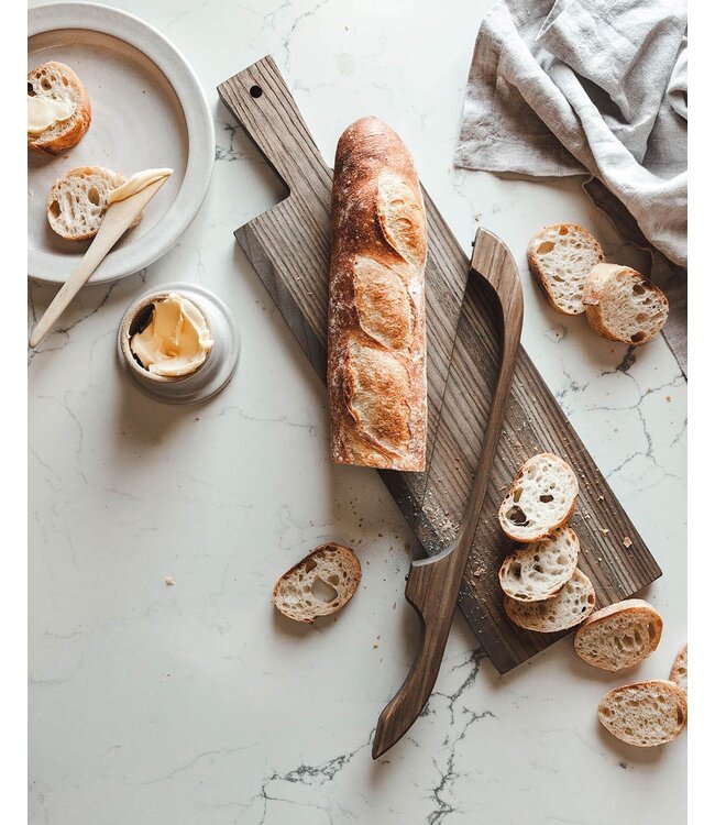 Farmhouse Pottery Pantry Board and Bow Set - Grey