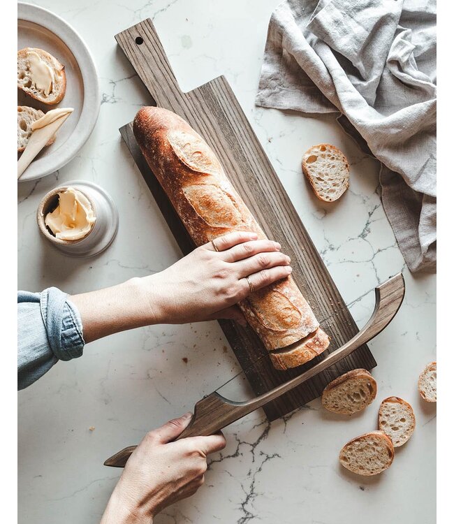 Farmhouse Pottery Pantry Board and Bow Set - Grey