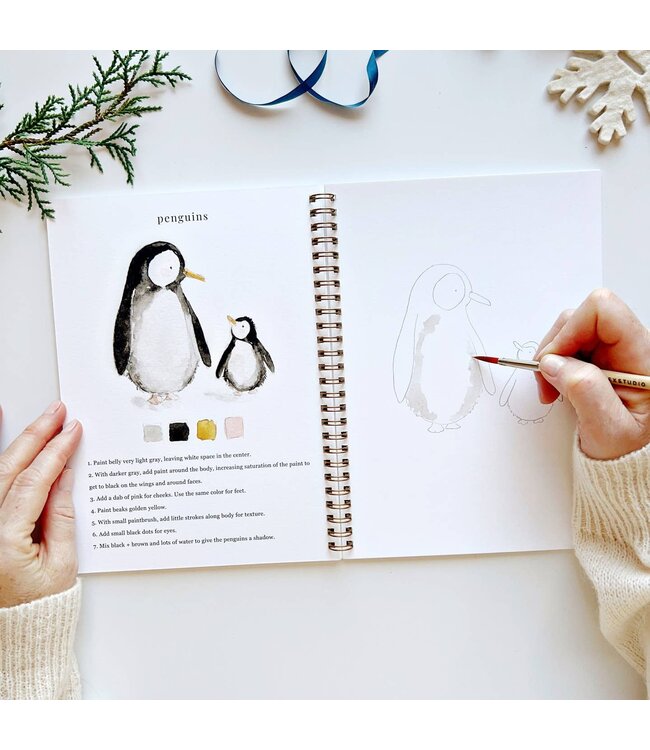 Winter Watercolor Workbook