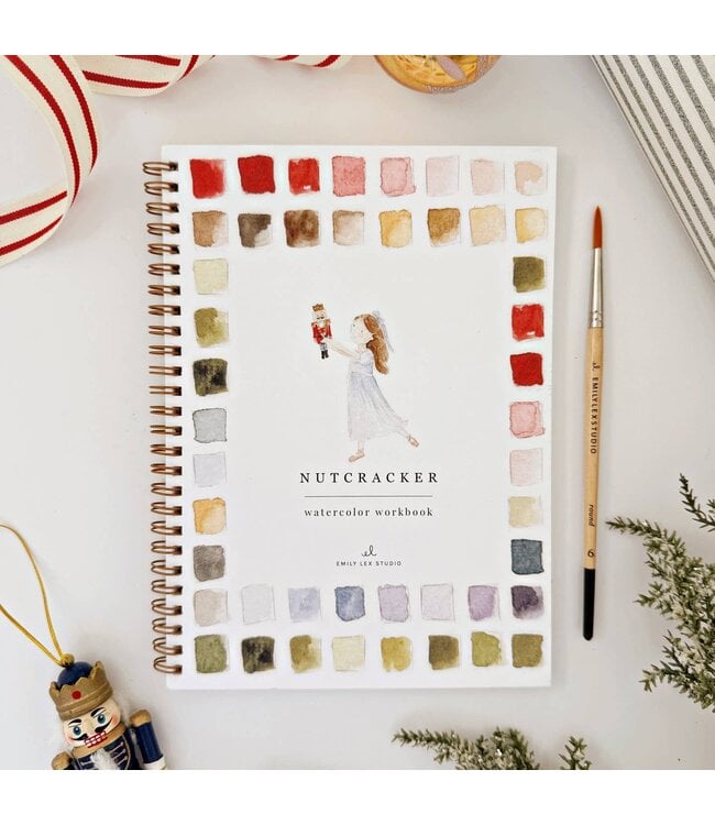 Emily Lex Studio Nutcracker Watercolor Workbook