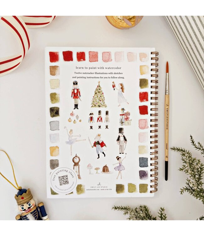 Nutcracker Watercolor Workbook