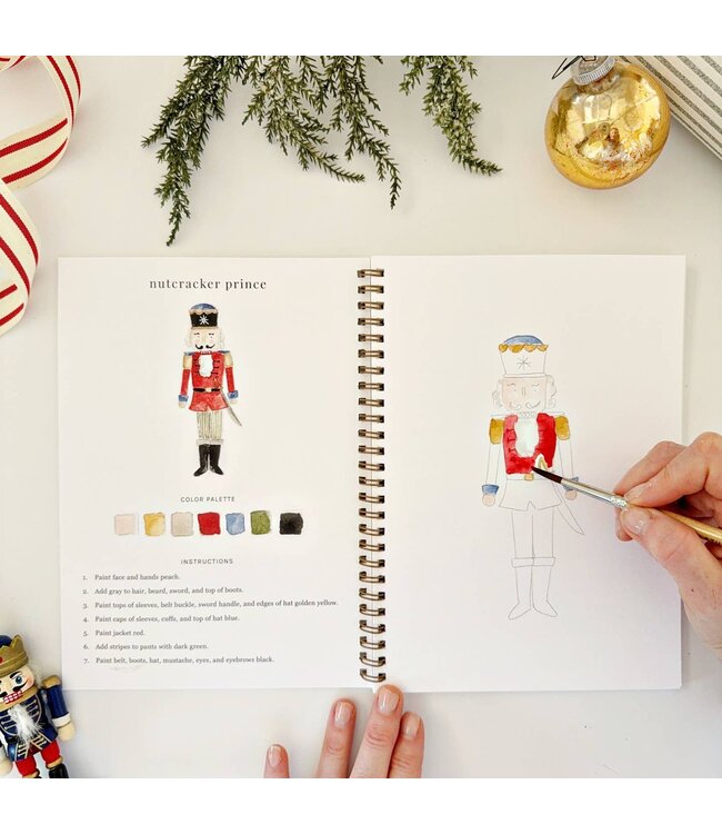 Nutcracker Watercolor Workbook