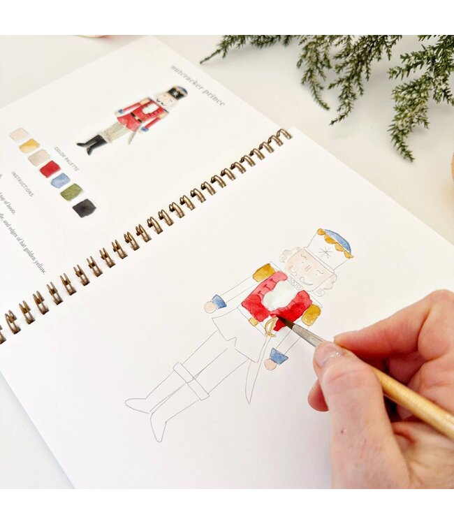 Nutcracker Watercolor Workbook