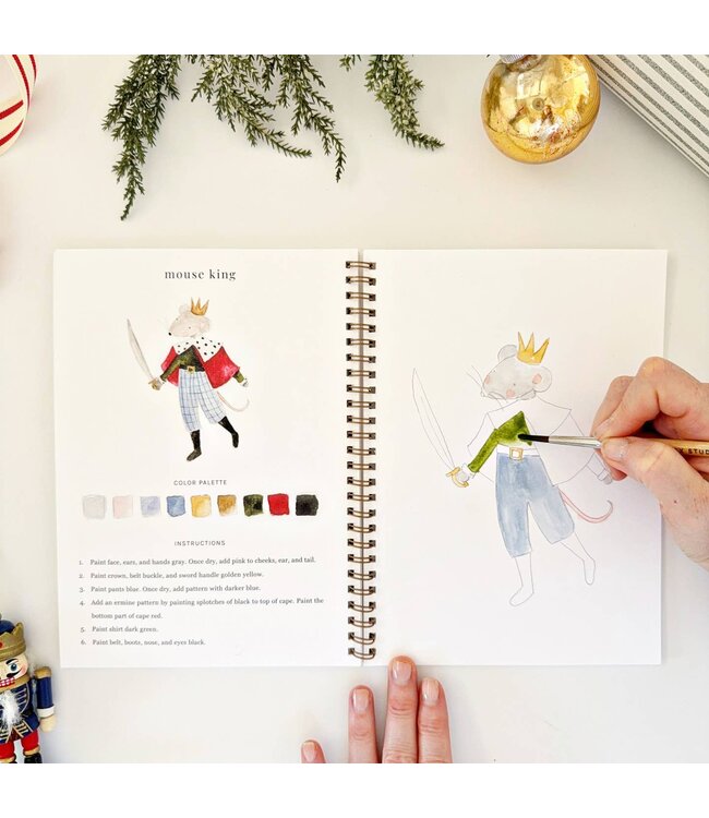 Nutcracker Watercolor Workbook