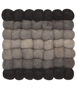 Shadow Recycled Wool Felt  Dot Trivet