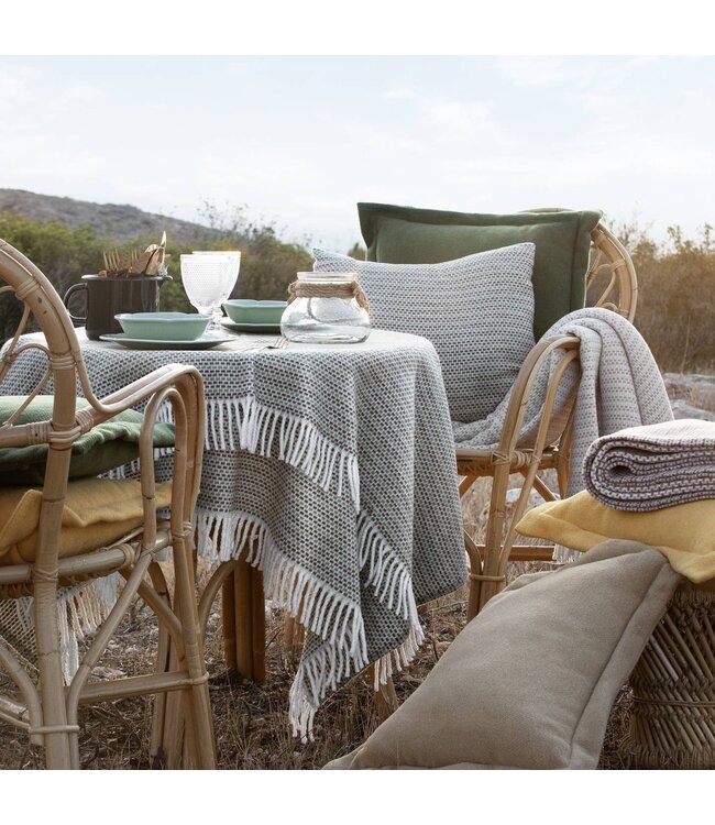 Multi-Grain of Rice Throw - Slate | 55"x70"