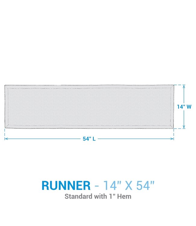 Valley Oak Table Runner - 54" L
