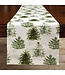 Rustic Christmas Trees Table Runner - 72" L