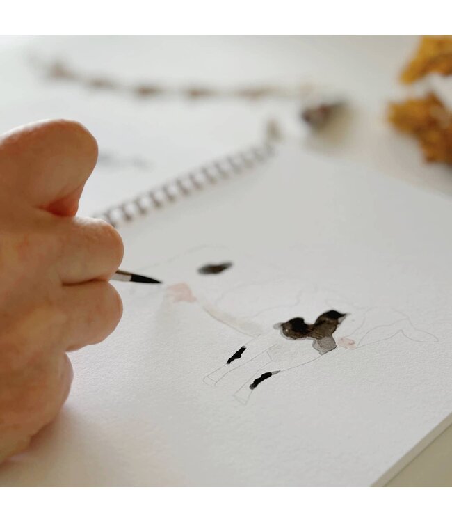 Farm Watercolor Workbook