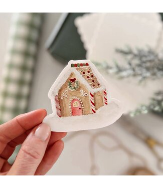 Gingerbread House Sticker