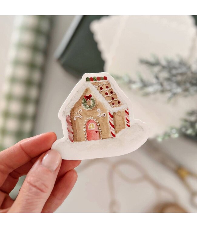 Gingerbread House Sticker