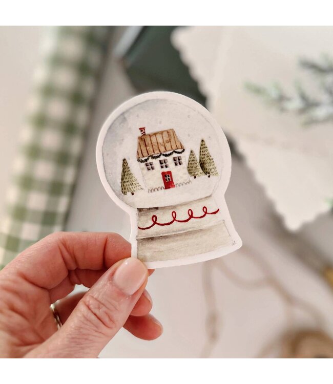 Snowglobe House Sticker