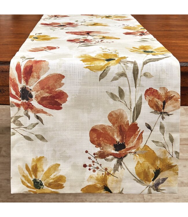 Phoenix Floral Table Runner - 72" L