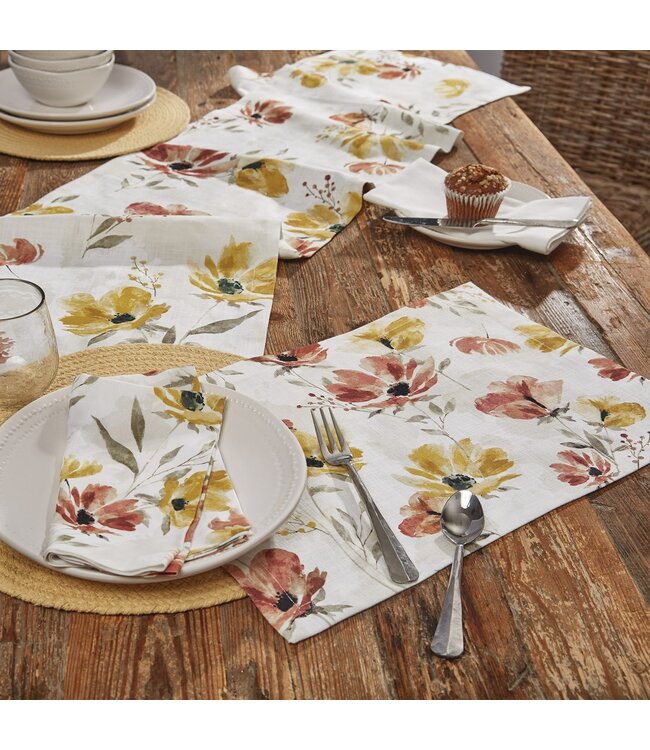 Phoenix Floral Table Runner - 72" L