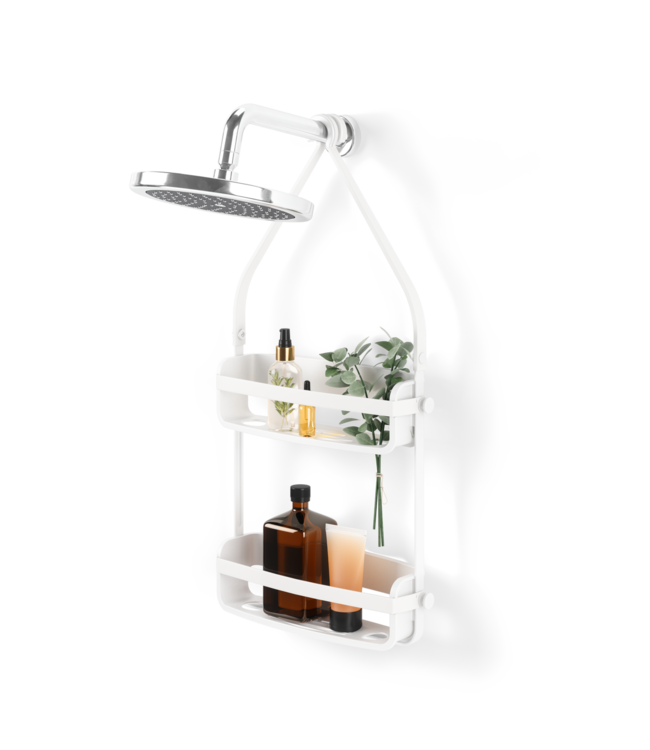 Flex Shower Caddy - White