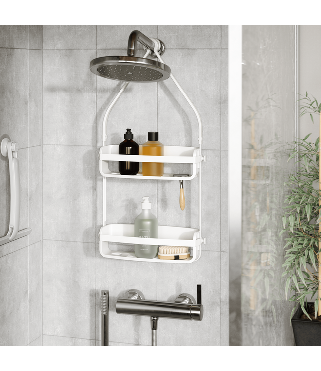 Flex Shower Caddy - White