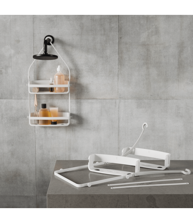 Flex Shower Caddy - White