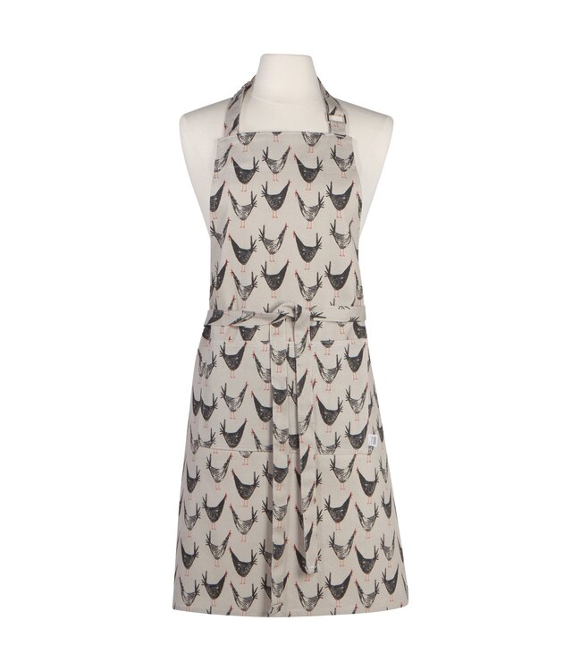Chicken Scratch Cotton Chef's Apron