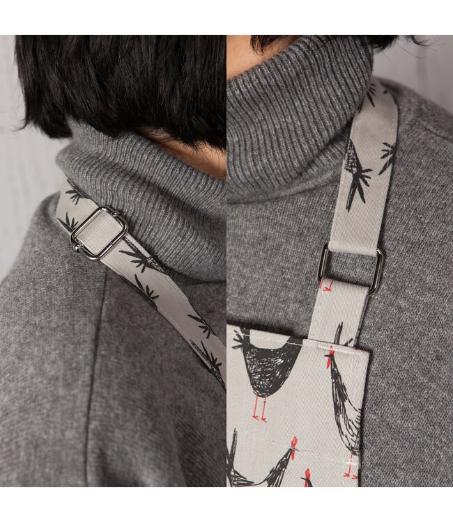 Chicken Scratch Cotton Chef's Apron